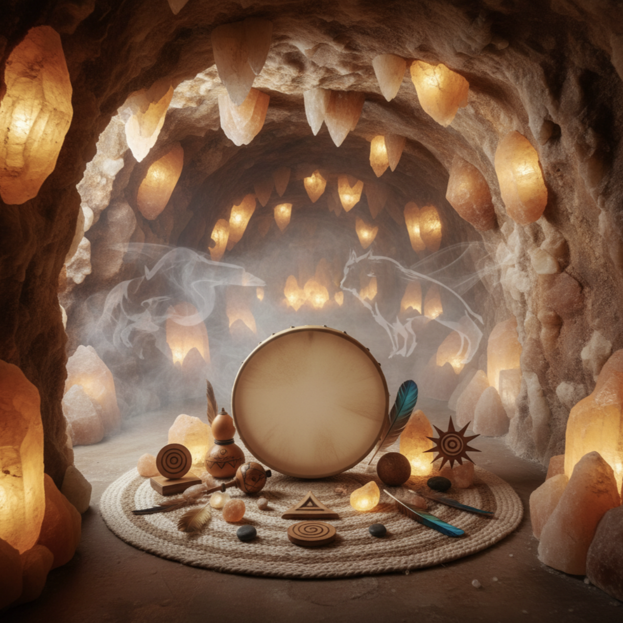 Evening Drum Trance in the Salt Cave