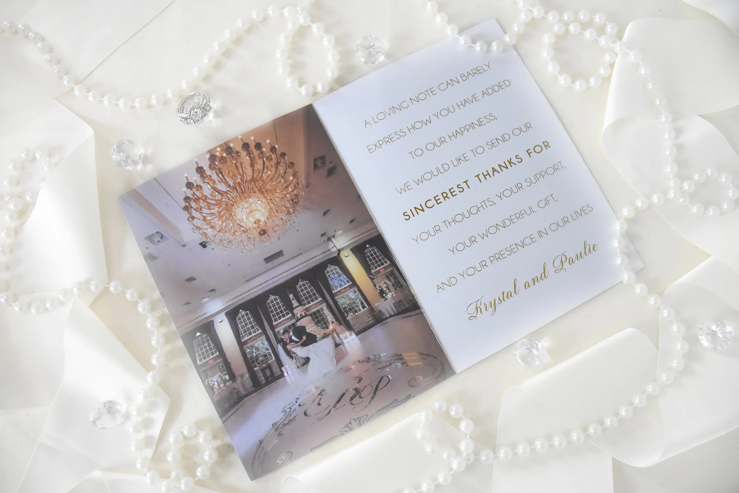 Custom Thank You Cards For Weddings And Events Creationari Custom Wedding Invitation Company In Fairfield Nj 07004 Call 201 417 3898