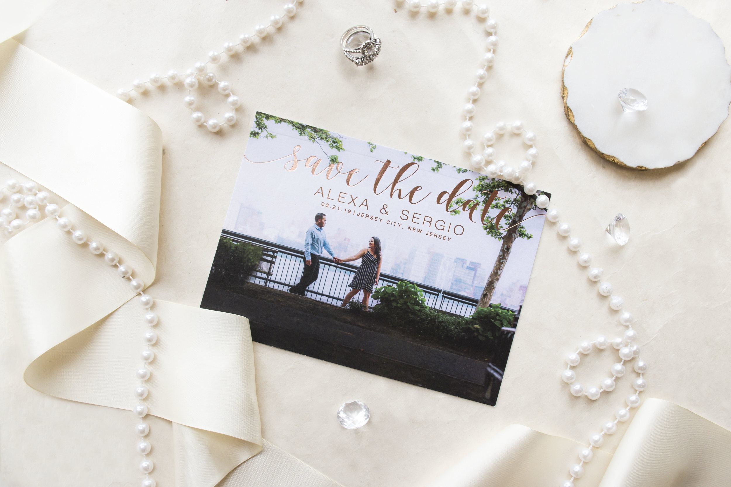 Zoey + Jack Save The Date  Custom Save The Dates for Weddings – Biba  Letterpress Studio