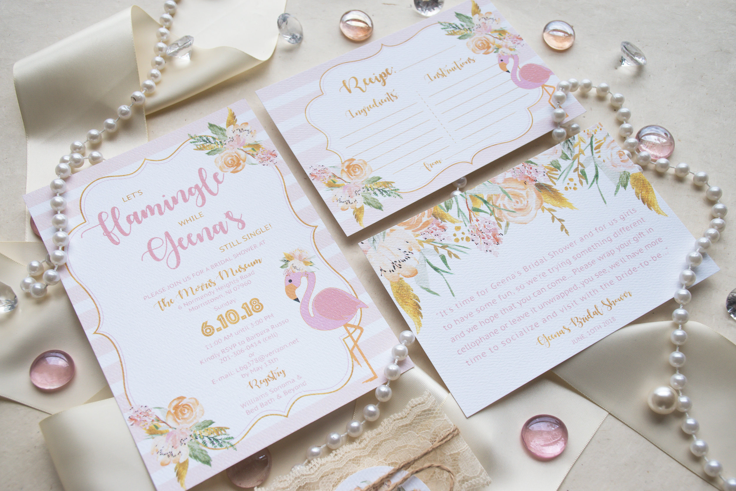 custom shower invitations