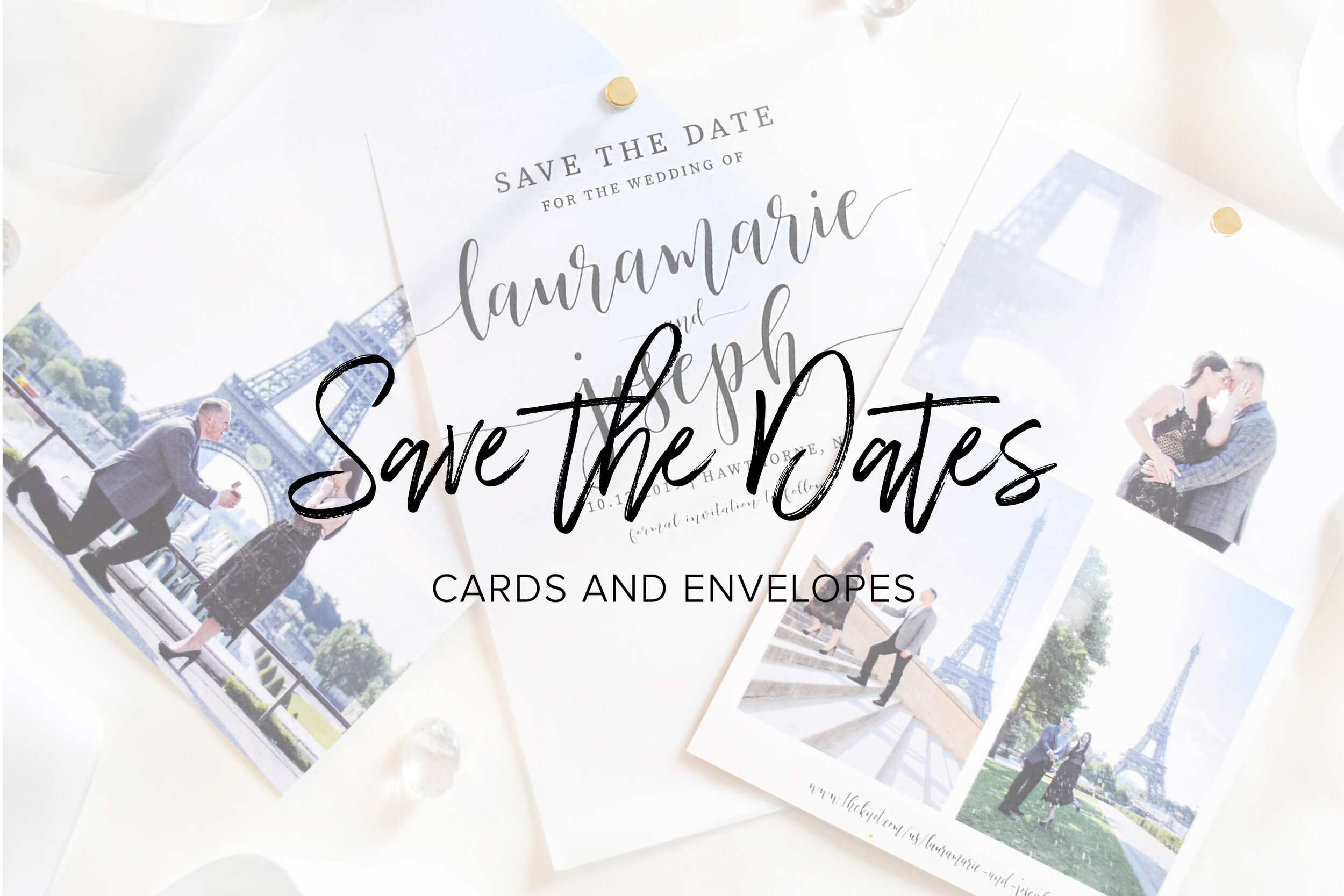 Custom Save the Date Wedding Invitations in NJ by Creationari