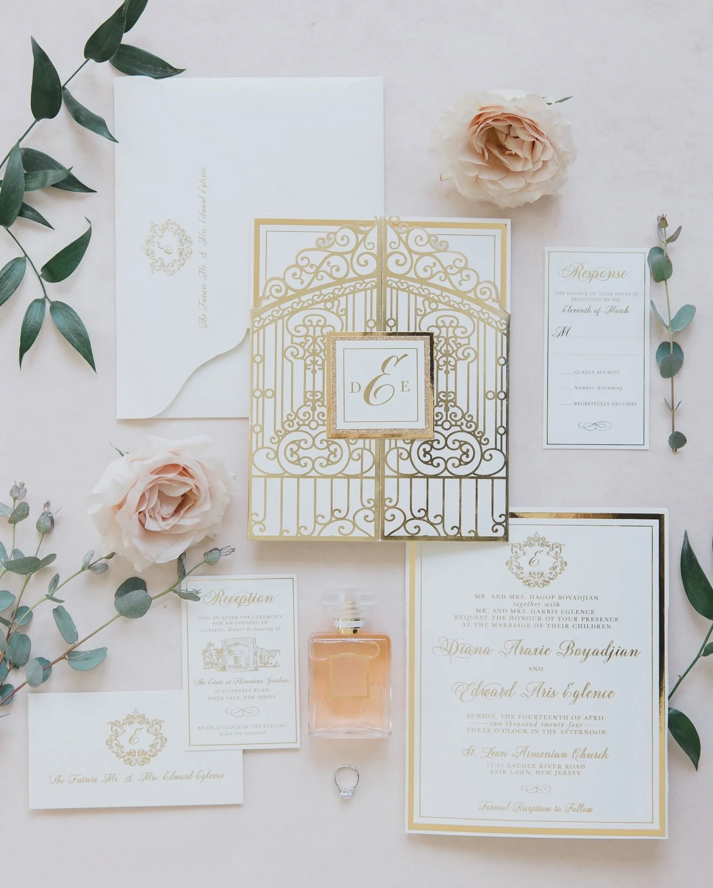 Diana + Eddie 
Venue: @florentinegardensnj 
Photographer: @amyrizzutophotography 
Videographer: @teamzoomstudios 
Hair + Makeup: @jamesedwardsalon 
Bridal Dress: @parkavenuebridals @natalia_osipova_official 
Invitations: by us @creationari
.
.
.
.