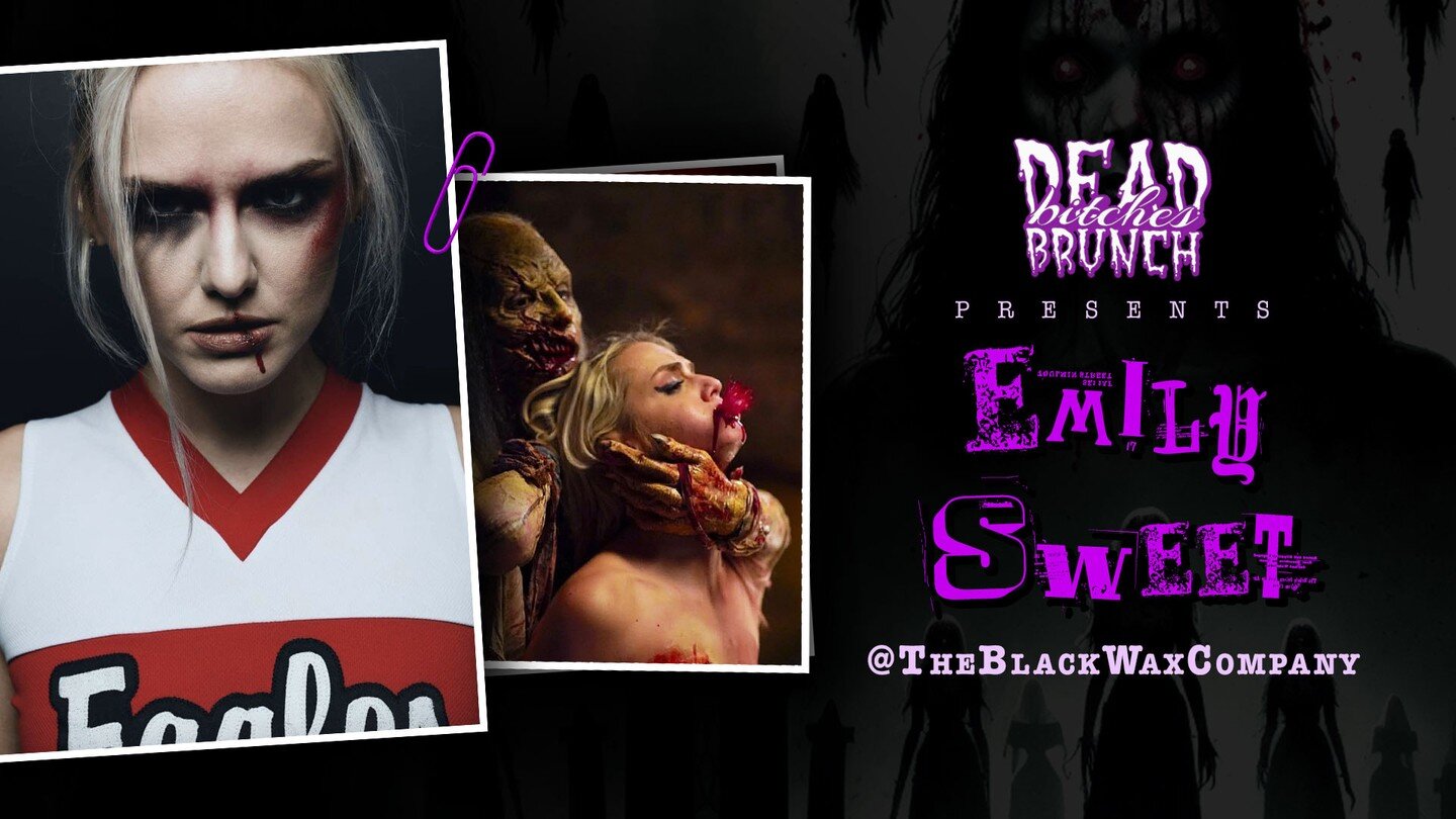 We are honored to be featuring actor, producer, writer and candlemaker, Emily Sweet on the upcoming episode of Dead Bitches Brunch. The Dead Bitches hit up Emily because of their love of her candles from @theblackwaxcompany Little did they know, she 