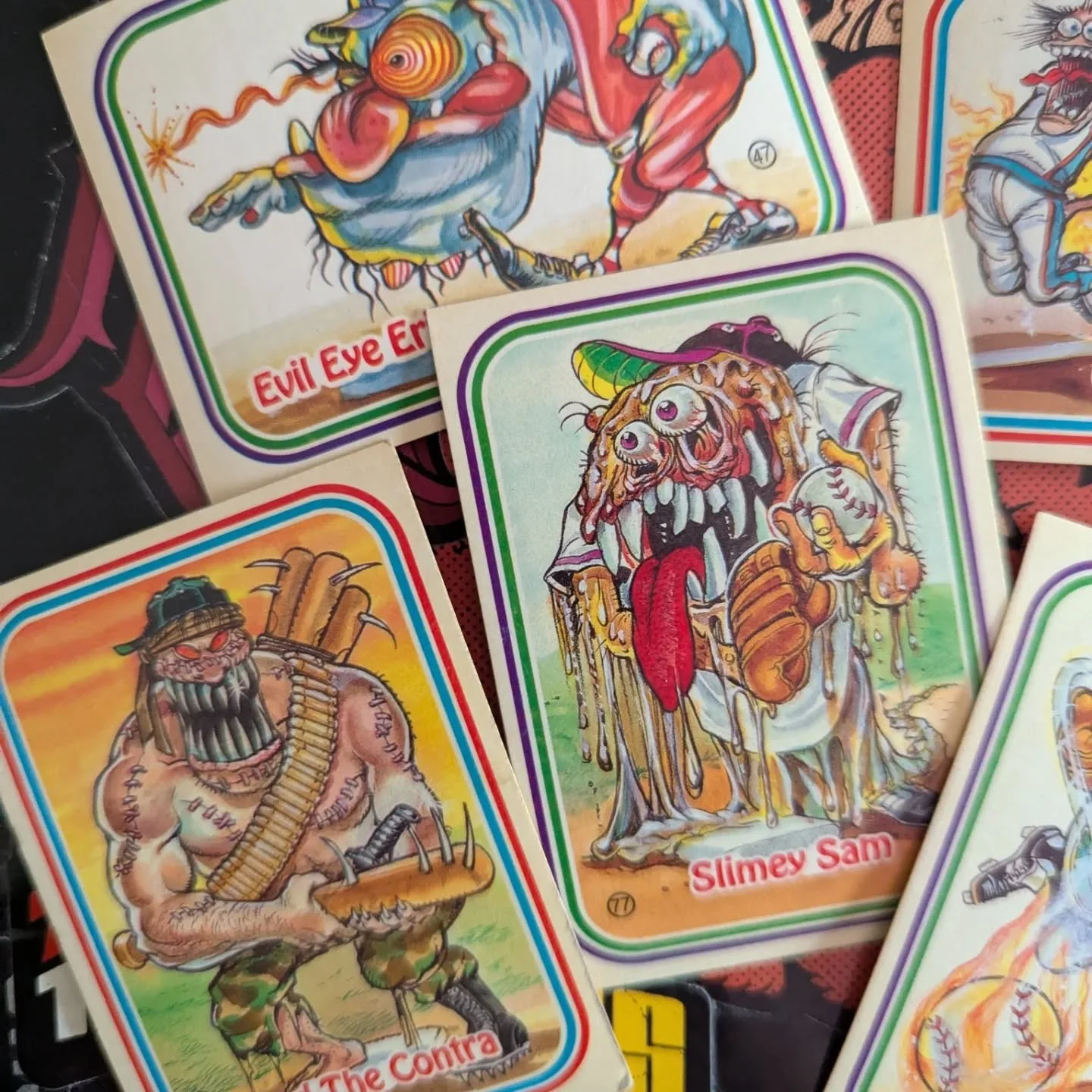 Some of the coolest cards ever created. This is real art. I don't even remember what they were called but I still have a bunch of em. Solid gold ππ€