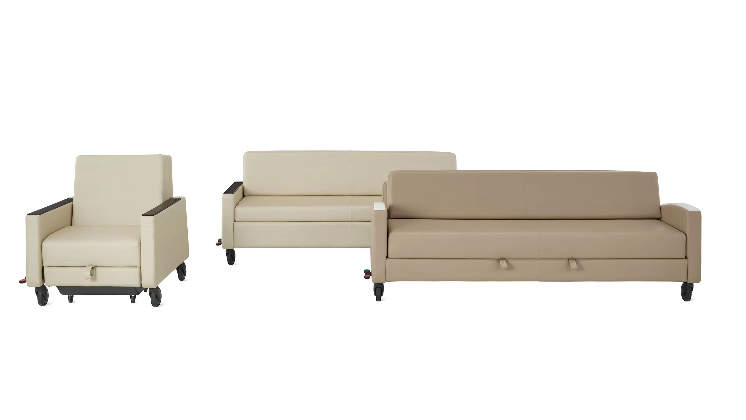   GEMMA    Gemma Sleep Chair ,  Gemma Flop Sofa  and  Gemma Double Sleep Sofa  provide comfortable options for patient rooms. 