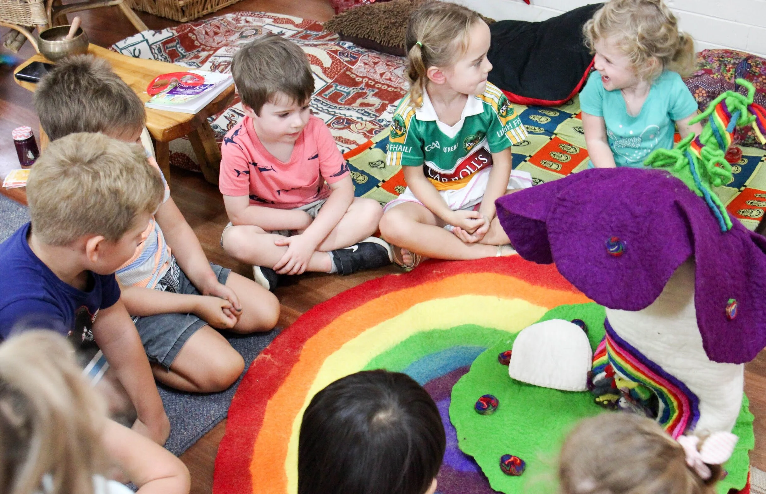 GUIDES THE  IMAGINATION IN POSITIVE WAYS