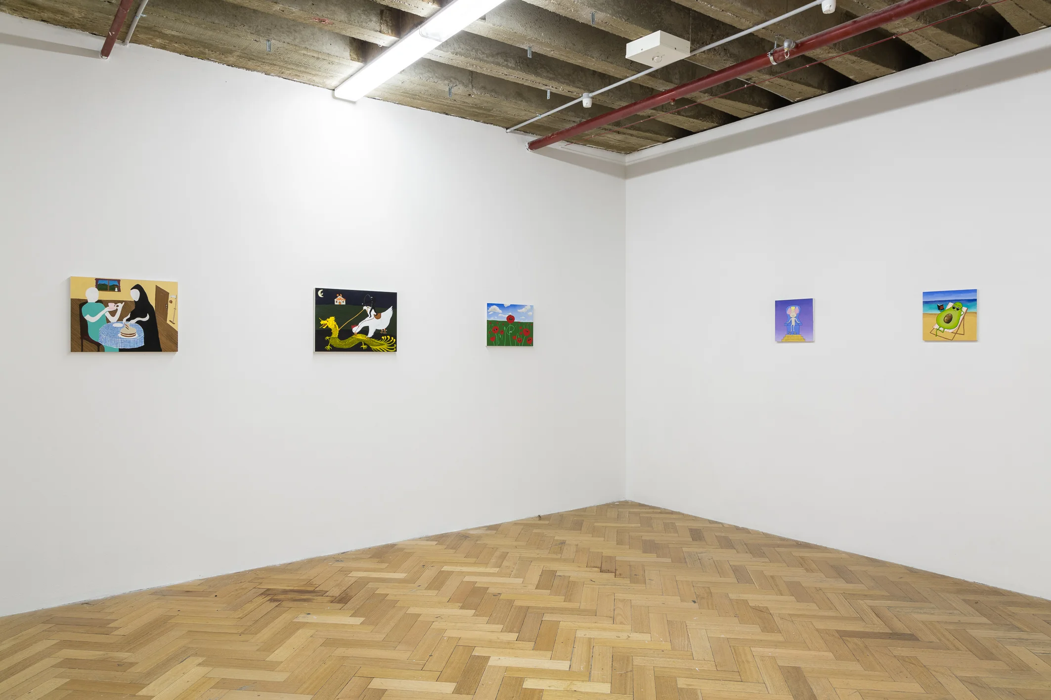 Install shot from Coming Soon 2: An Exhibition by West Space Volunteers