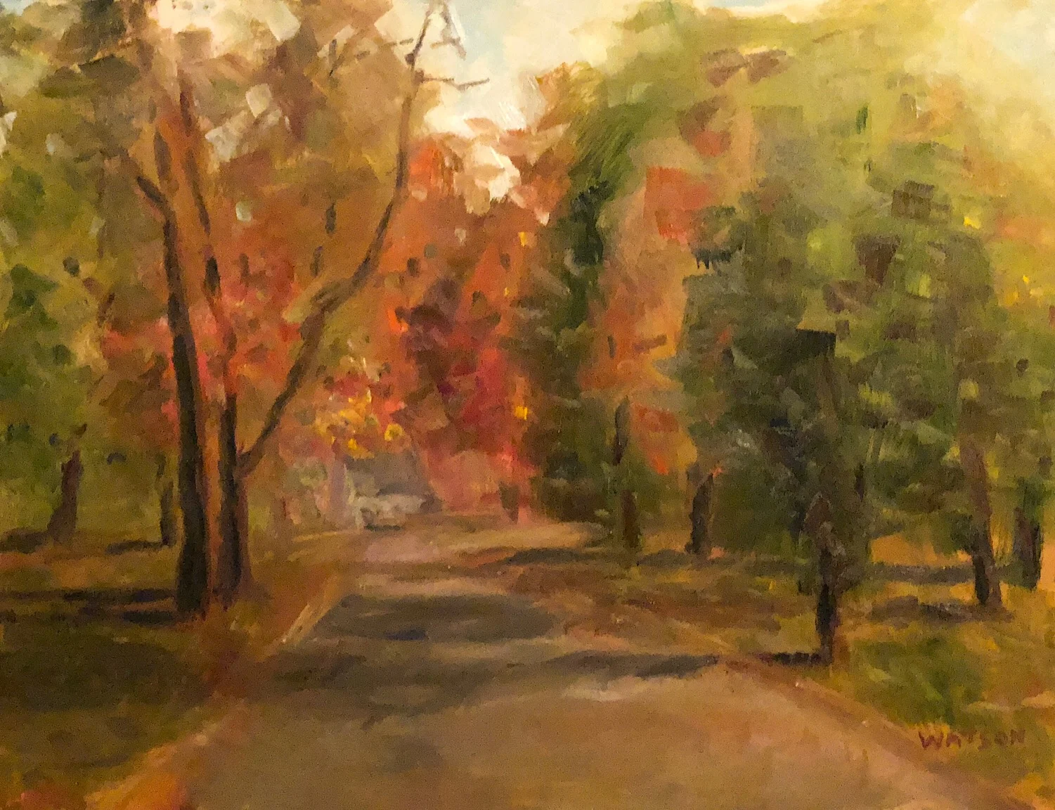 Exeter Road on Halloween