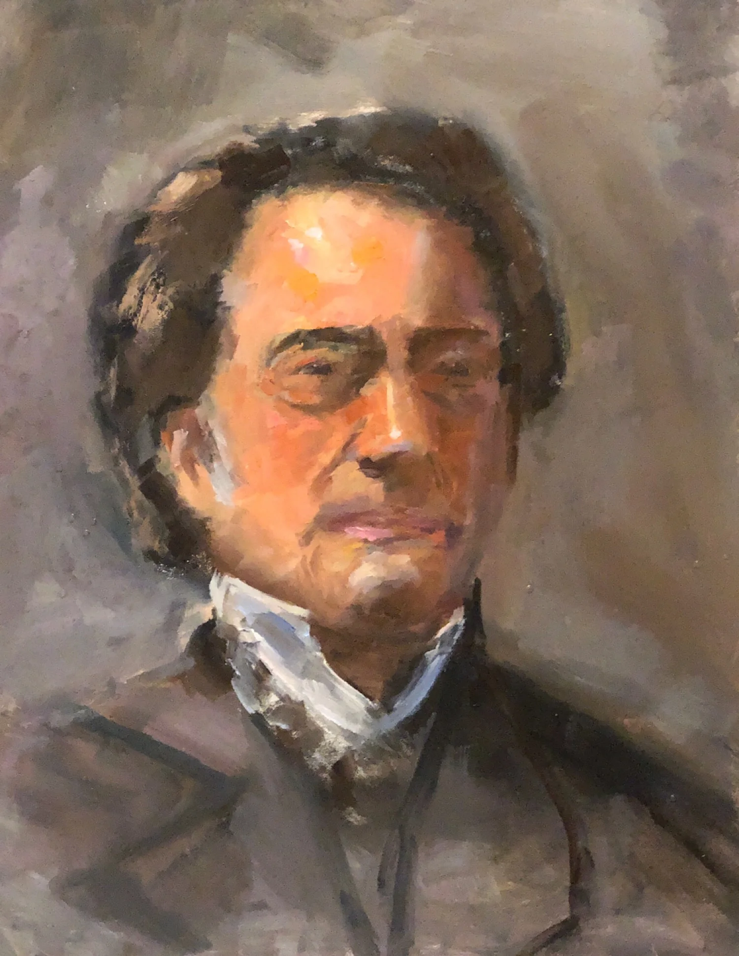 Geoff Watson, “A Gentleman,” oil on panel, 11” x 14,” 2019.