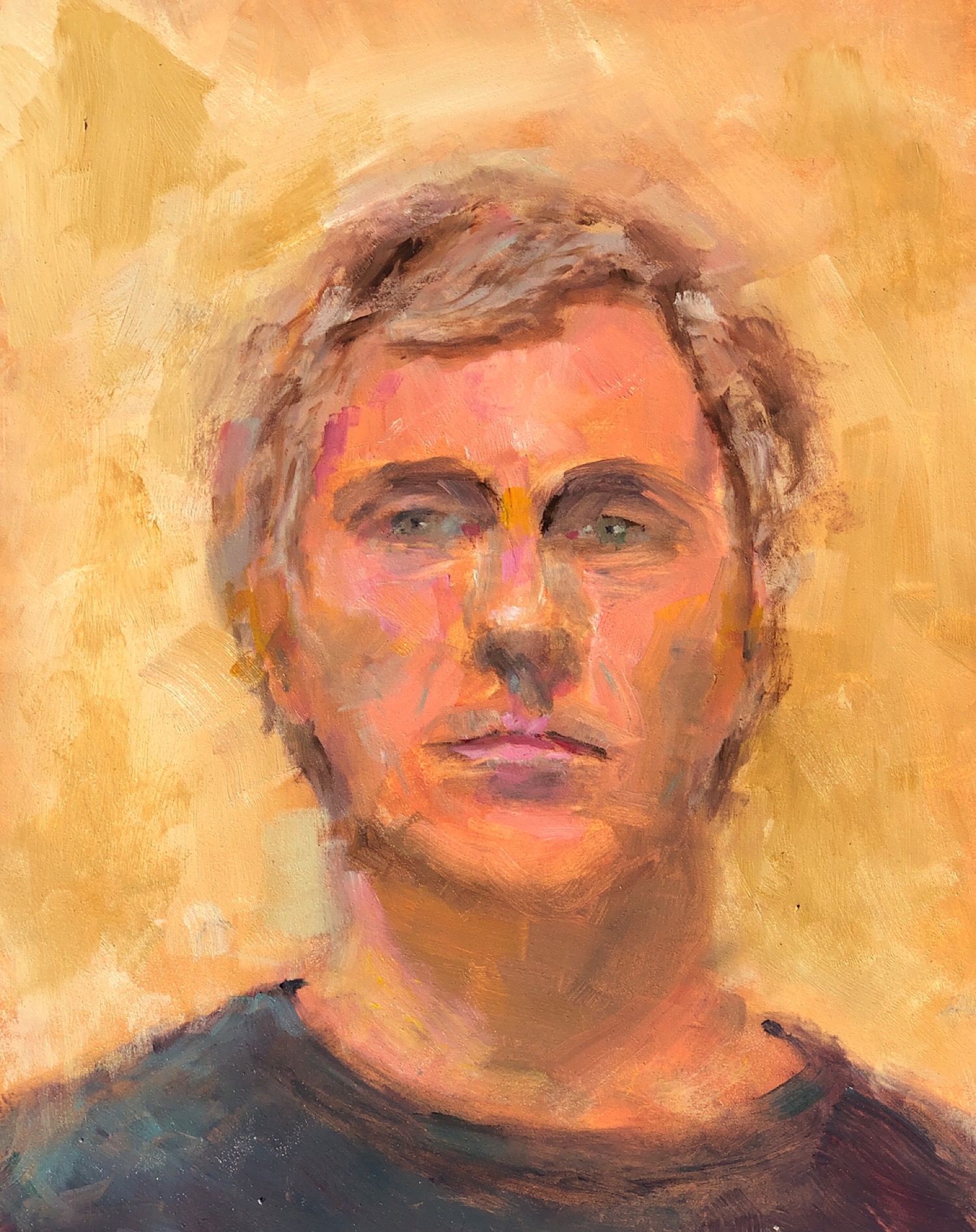 Geoff Watson, “Pete,” oil on panel, 11” x 14,” 2019.