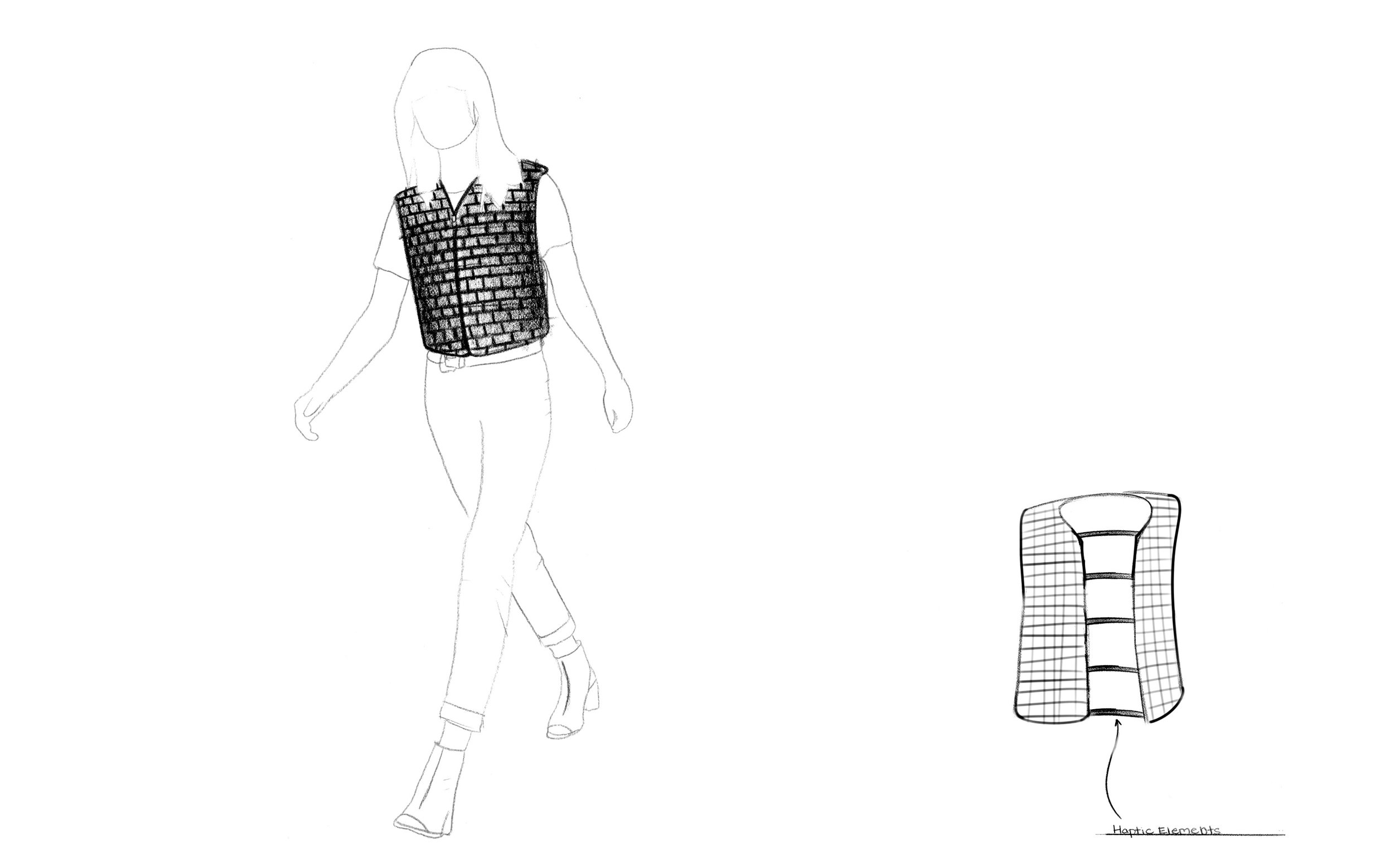 Augmented Touch Concept: Haptic Feedback Vest