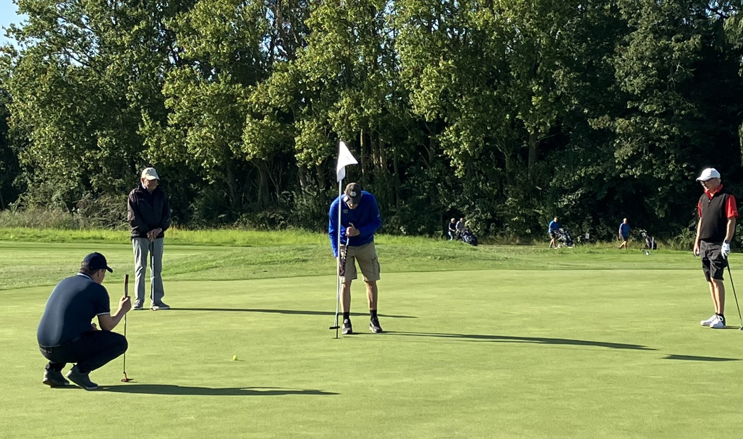 Golfturnering på ny bane blev en solrig succes