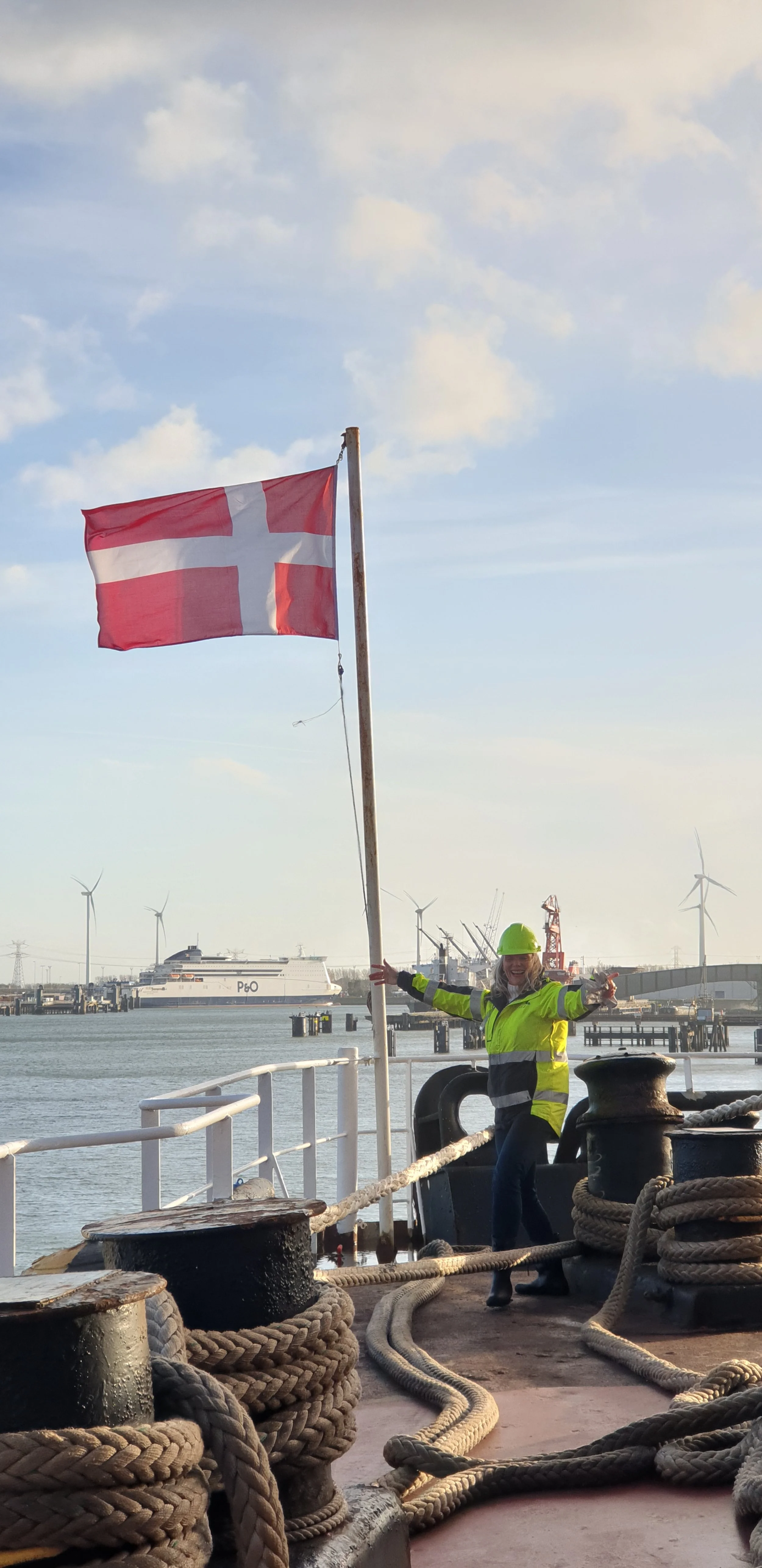 Danebrog onboard XO Copenhagen.jpg