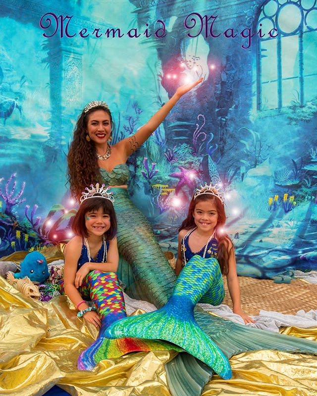 It was our busiest year ever shellebrating Freddie&rsquo;s birthday at the @mauihumanesociety with our #mermaidmagicphotobooth. Huge &lsquo;merhalos&rsquo; to all who were kind enough to stop by, play mermaid, and shell out a few sand dollars to the 