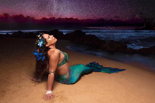 Star light, star bright, become a mermaid tonight ... Win your own FantaSea photo shoot package and support a fintastic organization dedicated to the health and wealth of our ocean! Link in bio for the @surfridermaui Ocean Guardians Silent Auction to