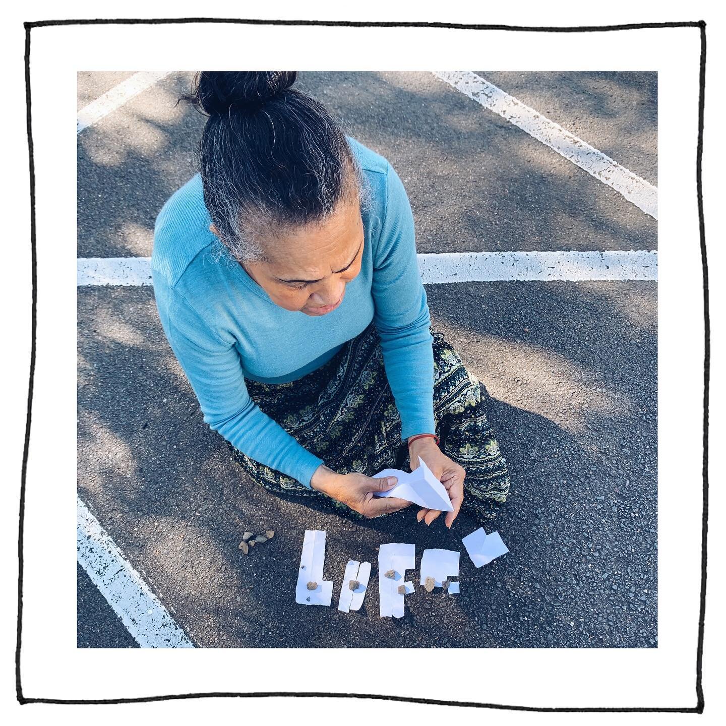 Meet Zoila, the paper plane encourager. 

My sister recently met her as she was walking to the train station. She had seen her lugging around her grocery bags on both arms, the plastic handles digging into her skin. She caught her attention because t
