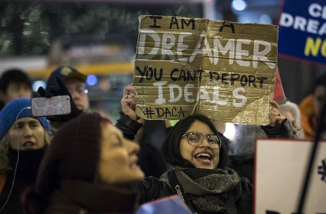 DACA march in New York City, Jan 11 2018 | Photo courtesy of Drew Angerer