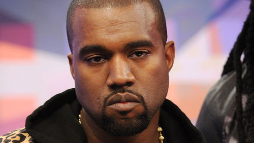 Kanye and his RBF. Photo via: encyclopedia dramatica