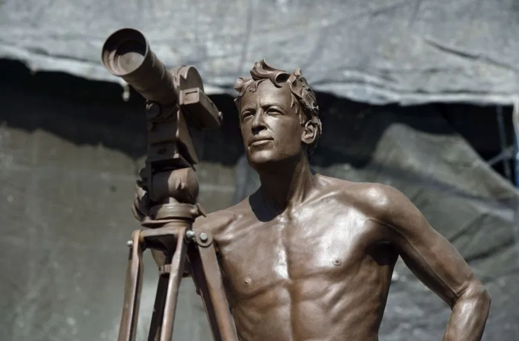 Beach Grit - History: Bruce Brown inmortalized in bronze!