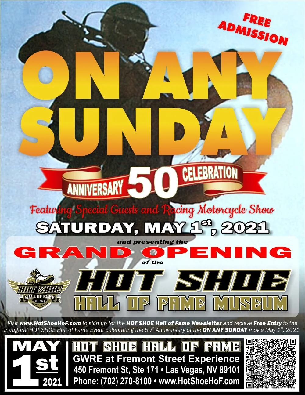 hotshoehof.com - On Any Sunday 50th Anniversary Celebration