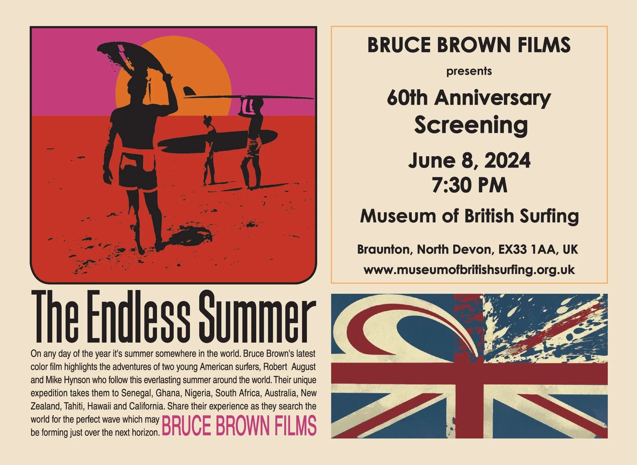 Screenings at the Museum of British Surfing