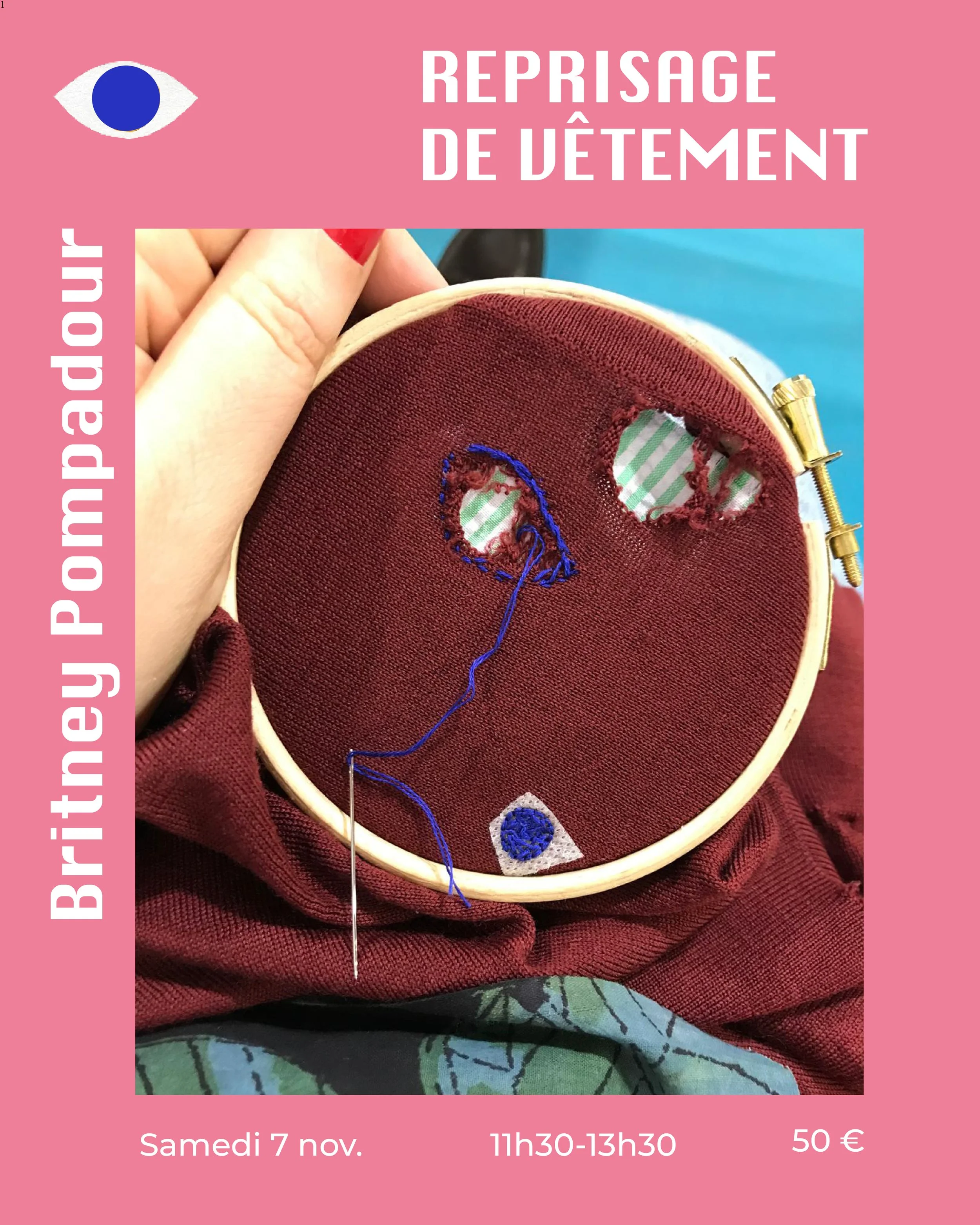 Atelier Reprisage de vêtements x Britney Pompadour 7.11