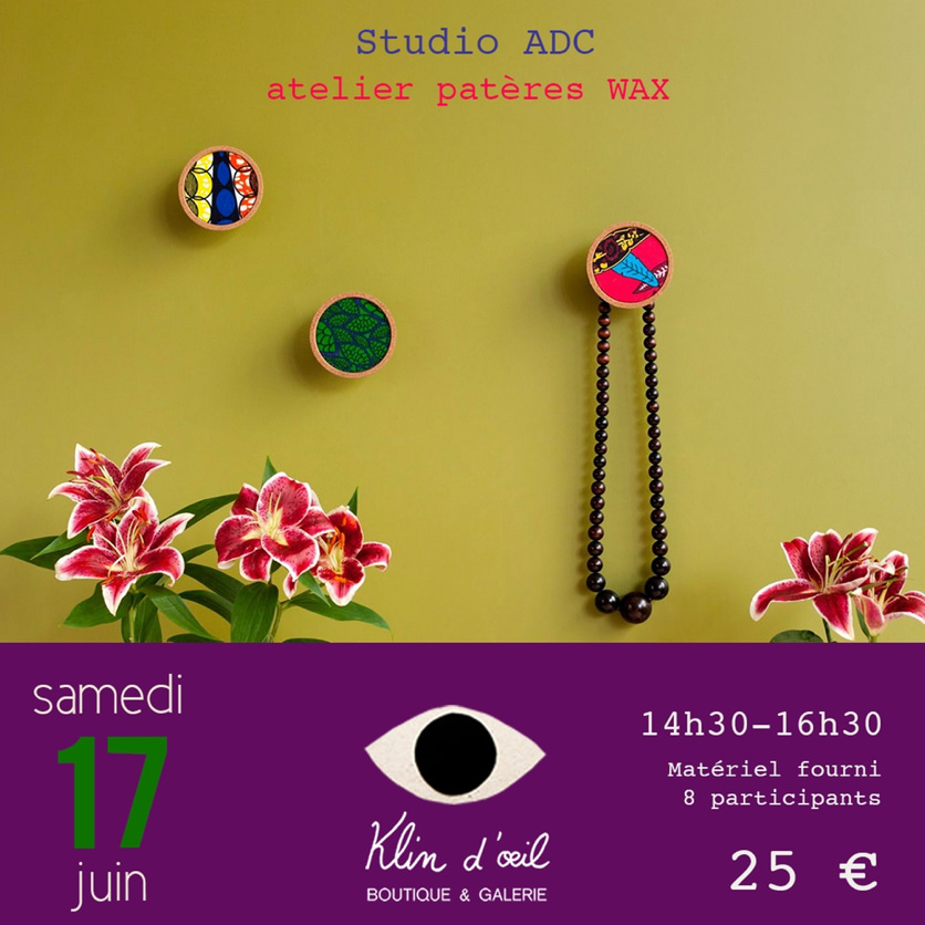 Atelier patères Wax