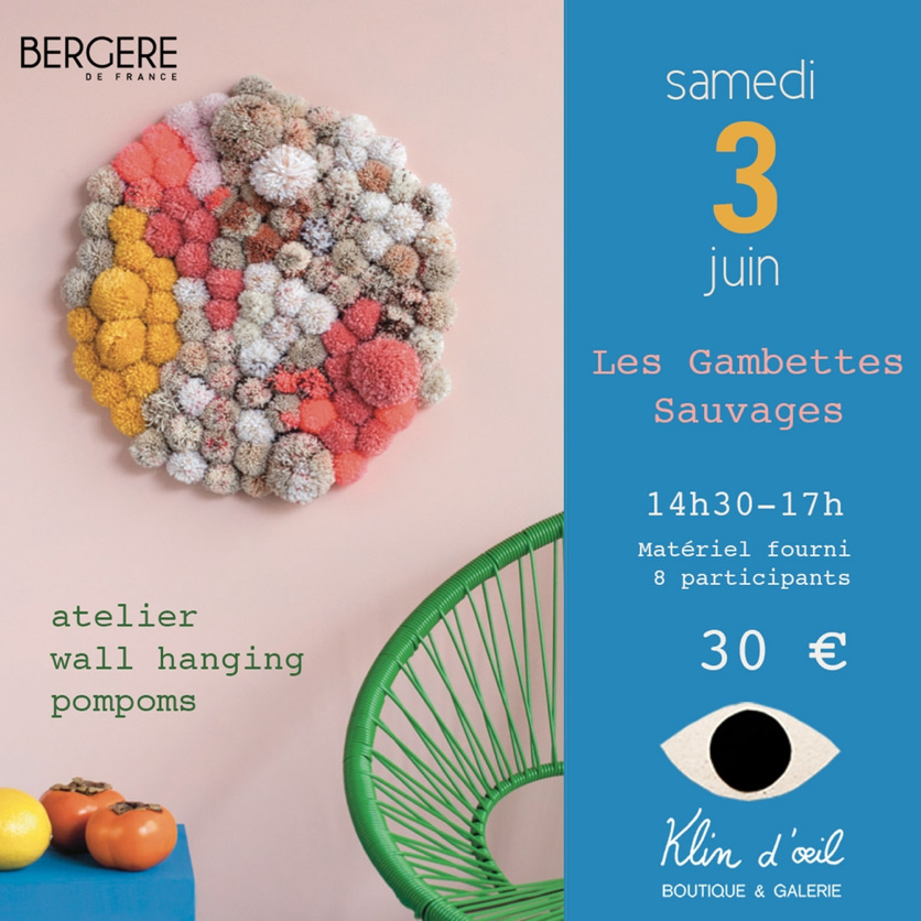 Atelier Wall Hanging Pompoms