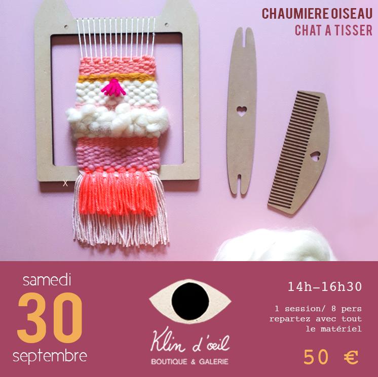 tissage x Chaumiere Oiseau