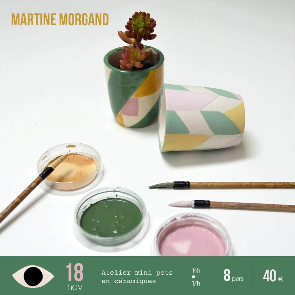 peinture sur céramique x Martine Morgand