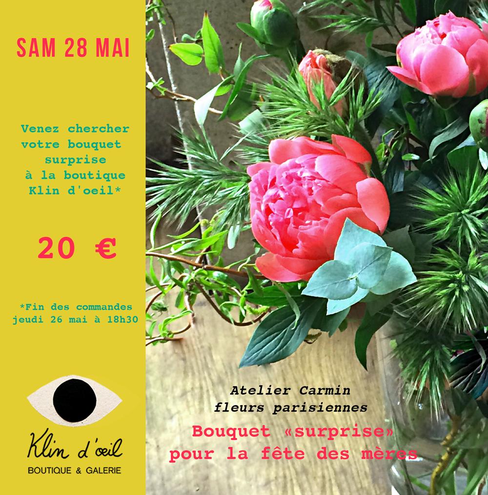 Bouquet surprises x Atelier Carmin fleurs
