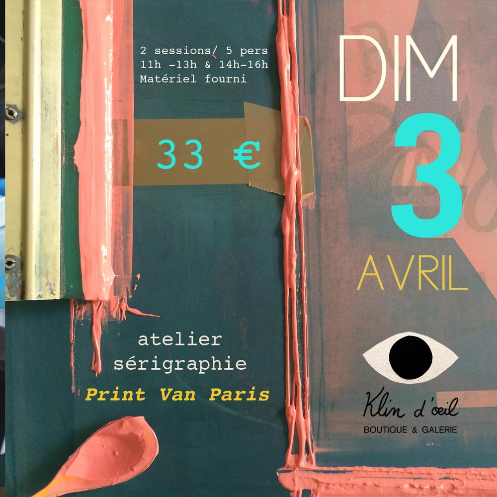 Atelier Sérigraphie x Print Van Paris