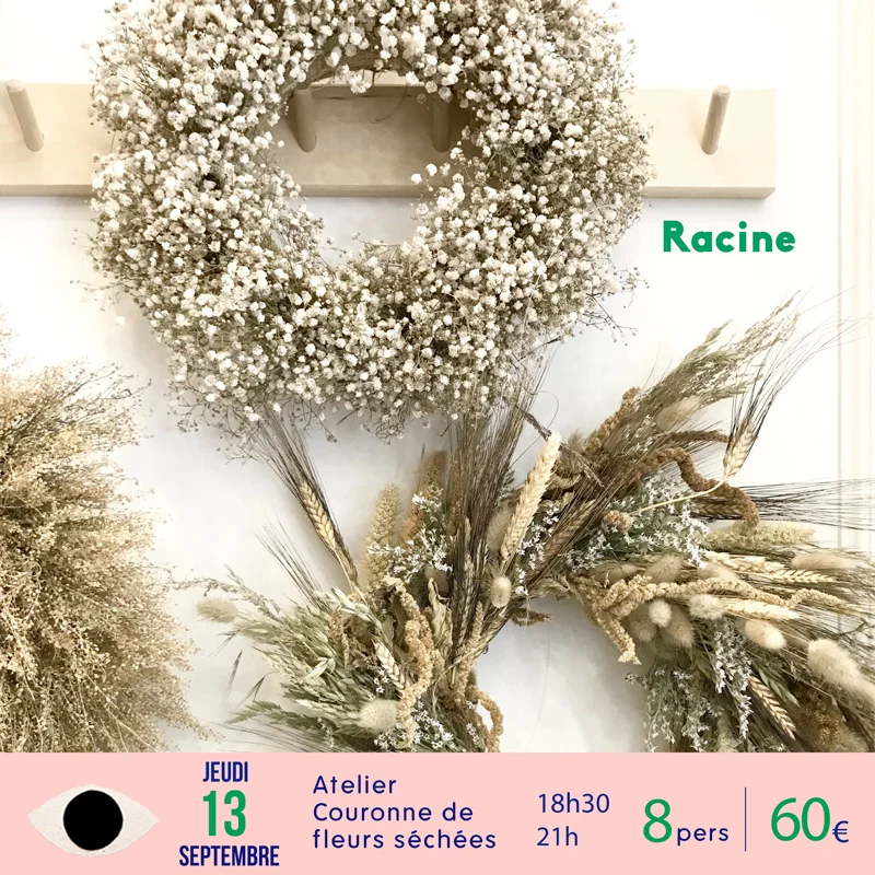 couronne de fleurs x Racine