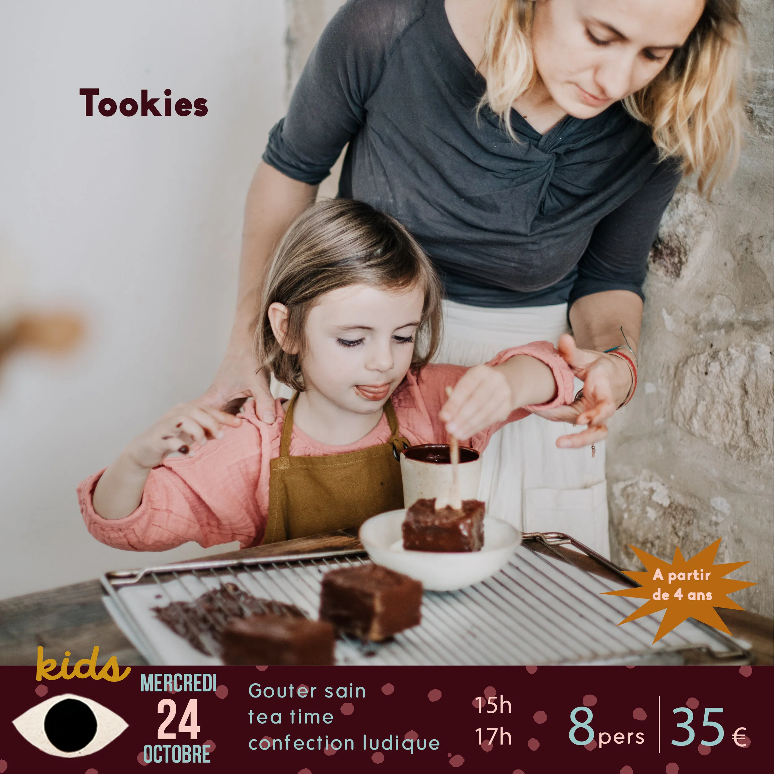 KID goûter sain x Tookies