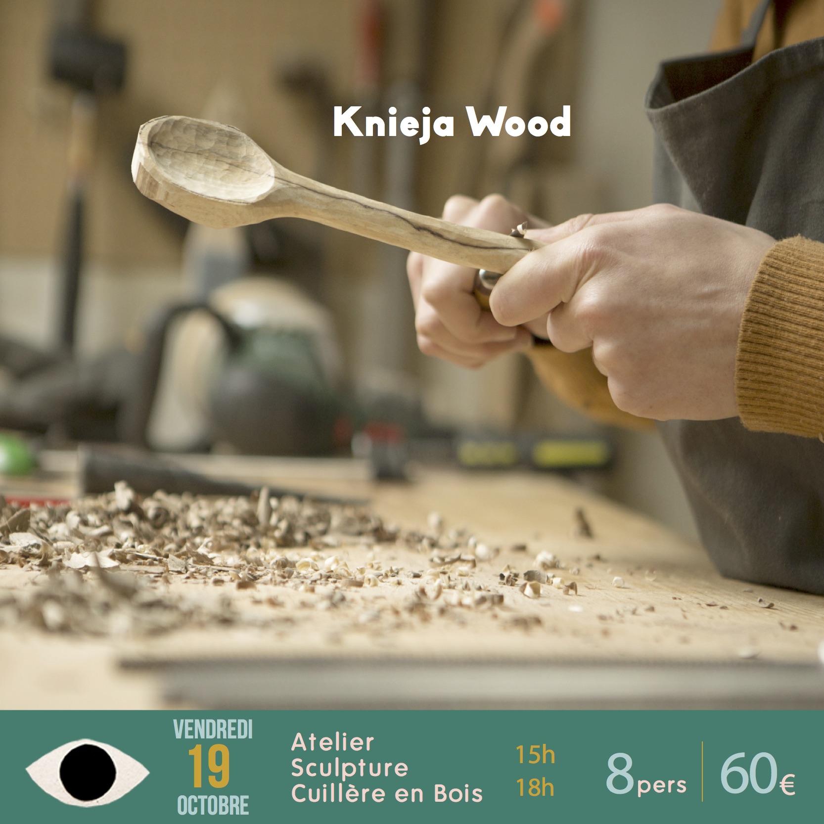 cuillère en bois x Knieja wood