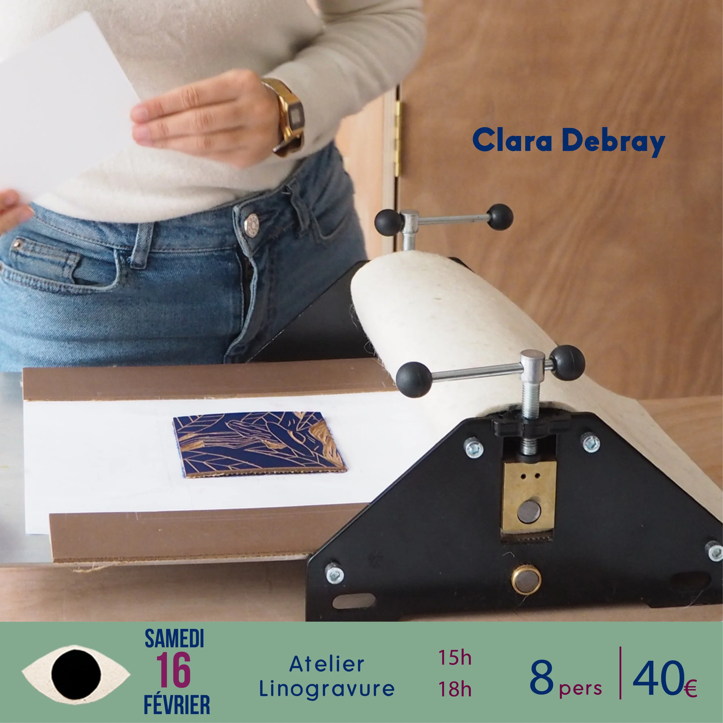 linogravure x Clara Debray