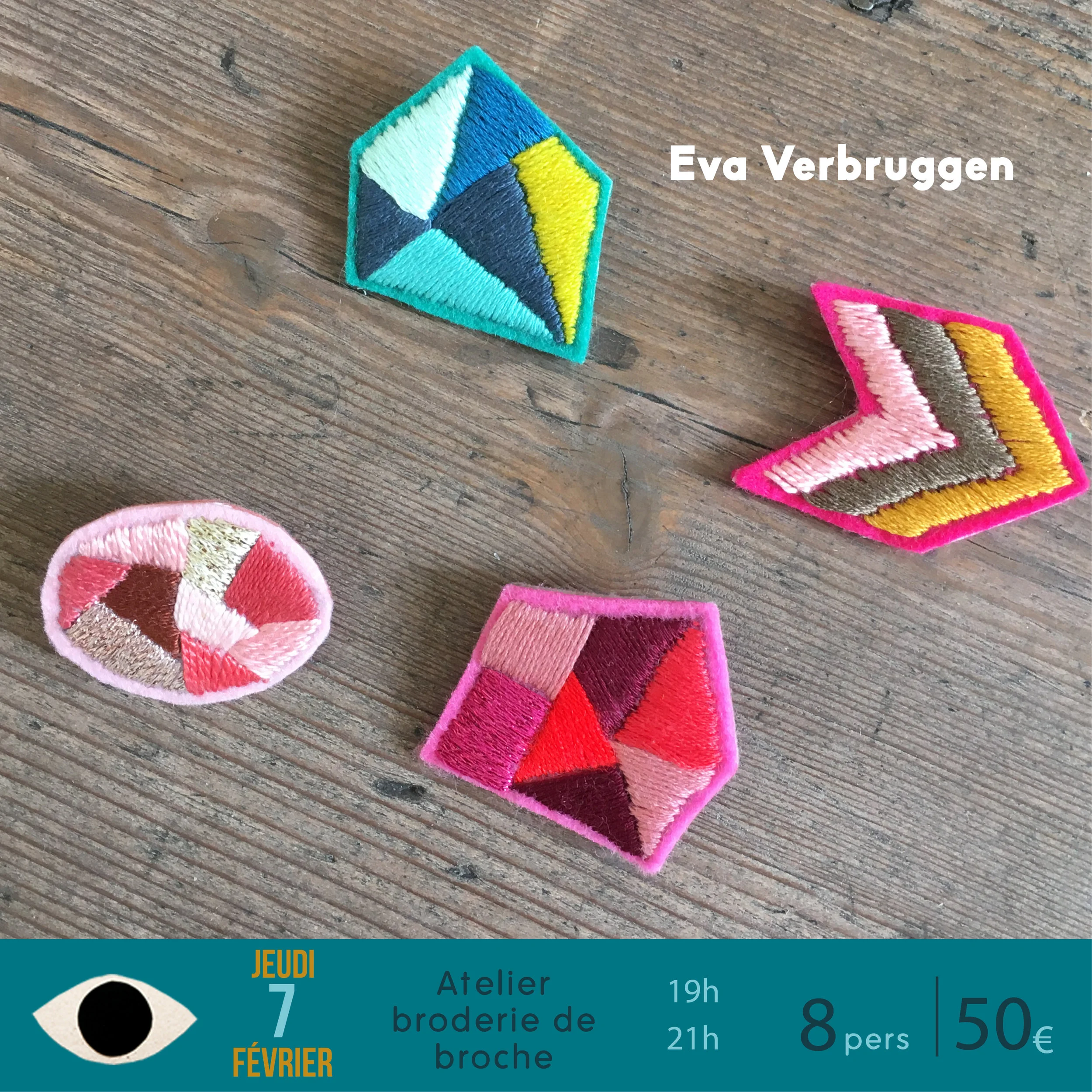 broderie de broche x Eva Verbruggen
