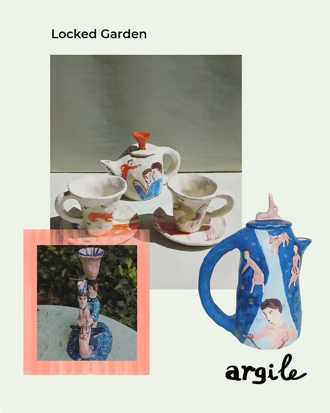 J-2 Argile, chez @klindoeil c’est bientôt, on a hâte ! 🌸🌈 
Venez découvrir les pépites des 30 céramistes que nous avons sélectionnés dans le monde entier !
On vous présente la suite d