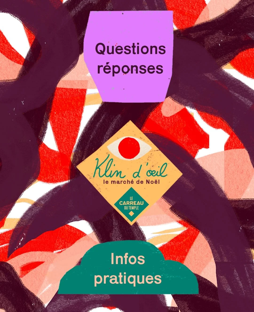 Le Marché de Noel Klin d’oeil au @lecarreaudutemple c’est ce week-end ! ✨🎄🎅🏻♦️🌈
+ de 95 CRÉATEUR·ICES : déco, print, mode, accessoires, céramique, kids, épicerie...
Et pleins d’ani