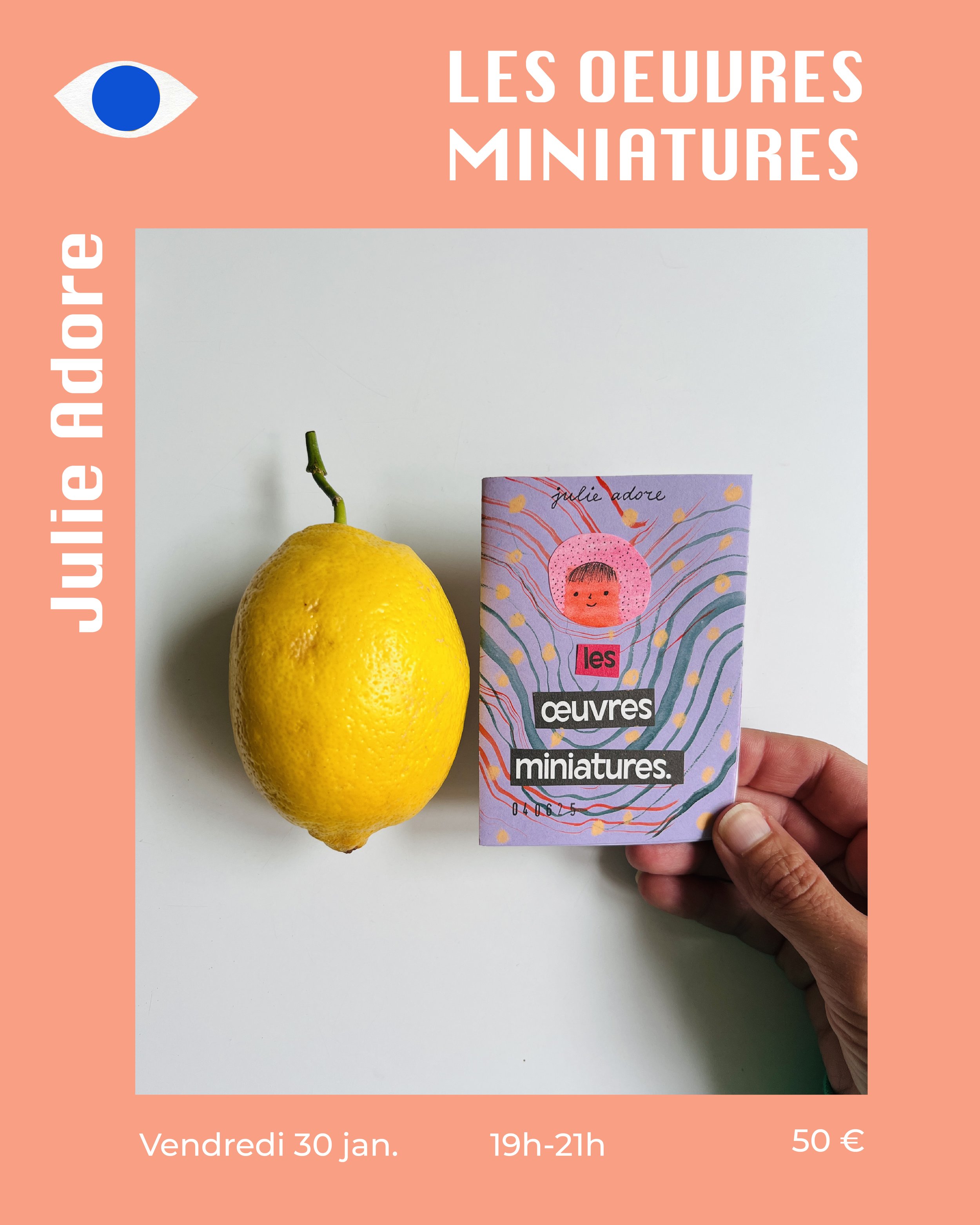 Atelier Les œuvres miniatures x Julie adore 30.01
