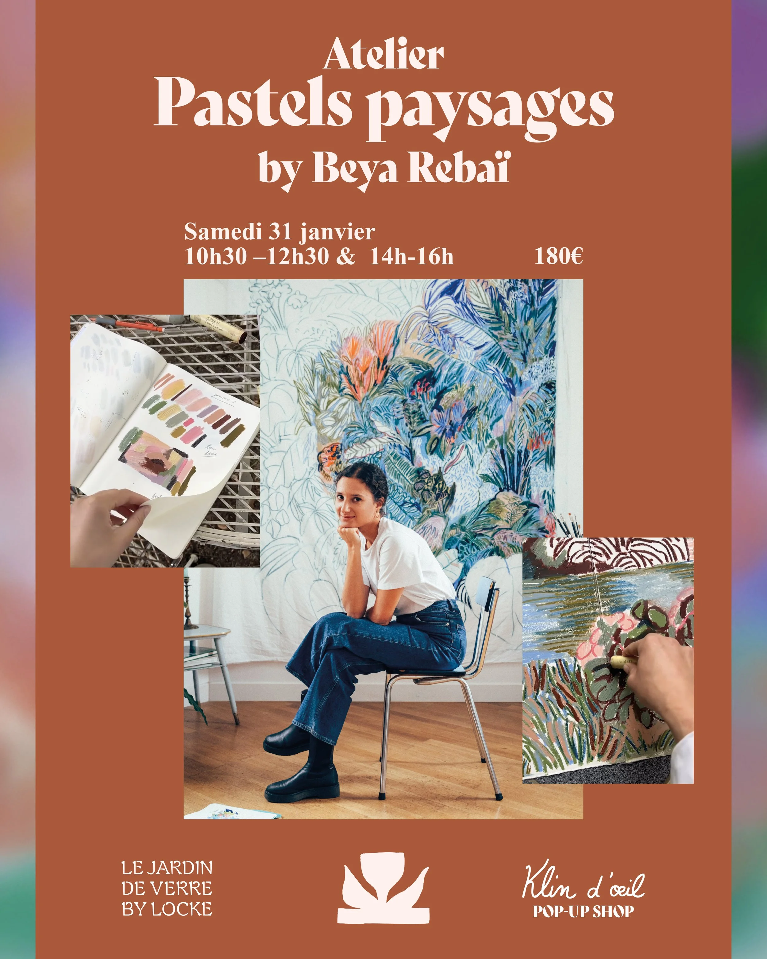 Atelier Pastels paysages x Beya Rebaï - 31.01