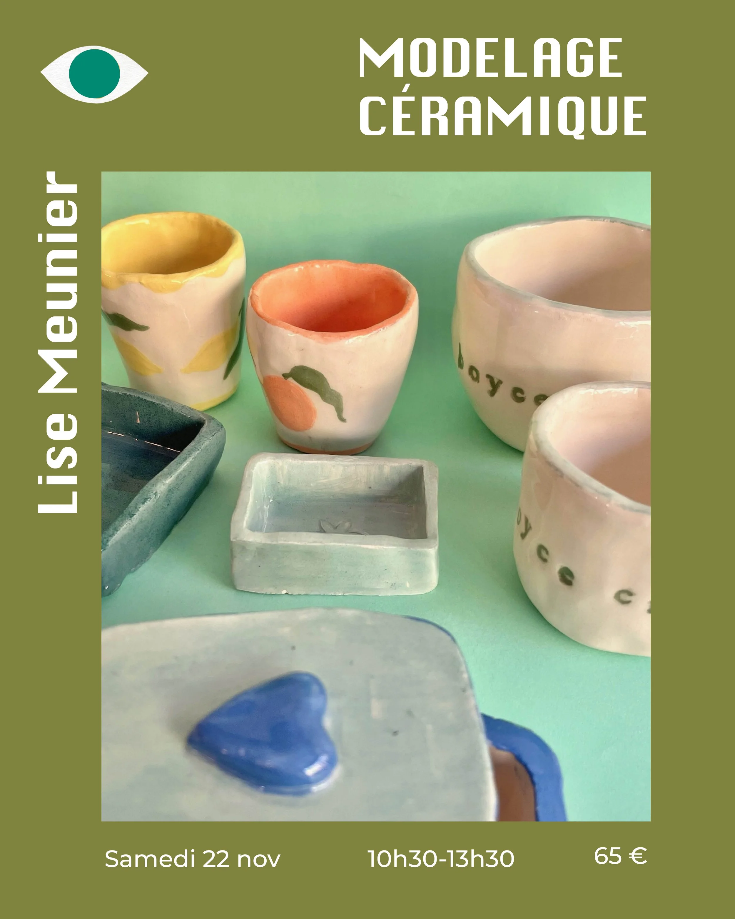 Atelier Céramique x Lise Meunier 22.11 (matin)