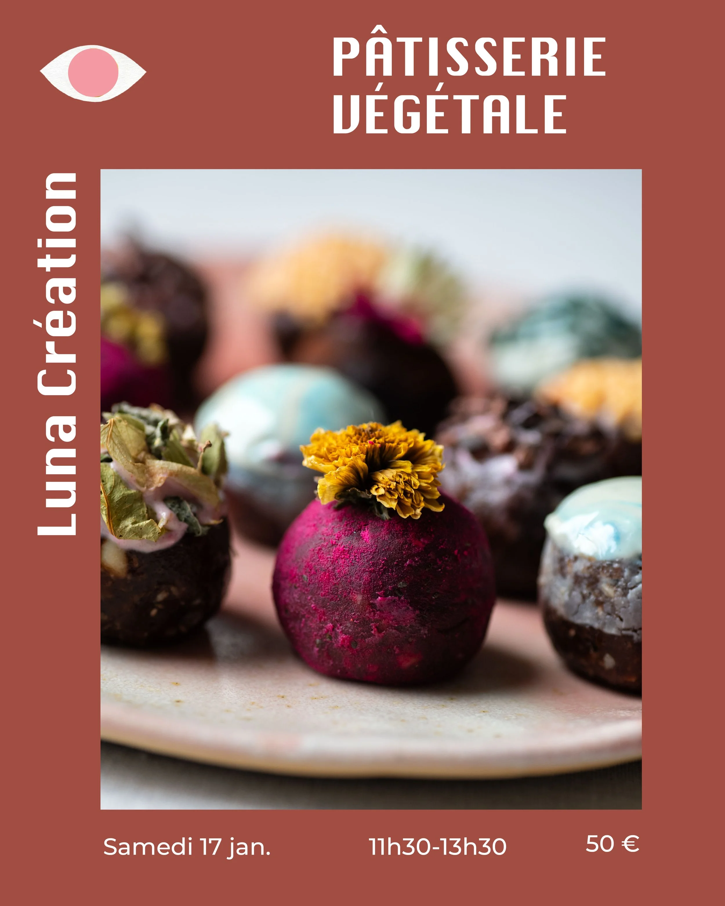 Atelier pâtisserie végétale x Luna création 17.01