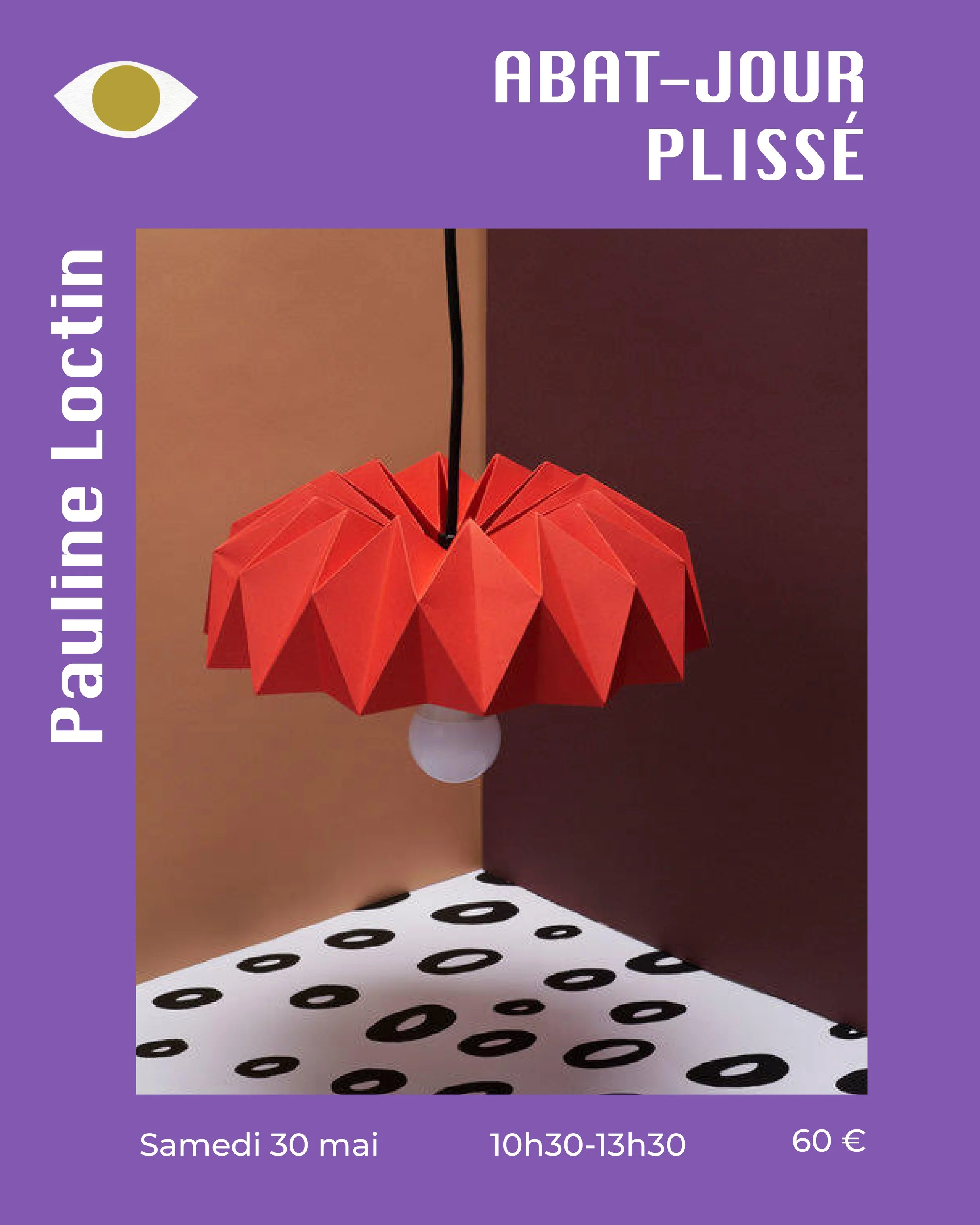 Atelier abat-jour plissé x Pauline Loctin 30.05