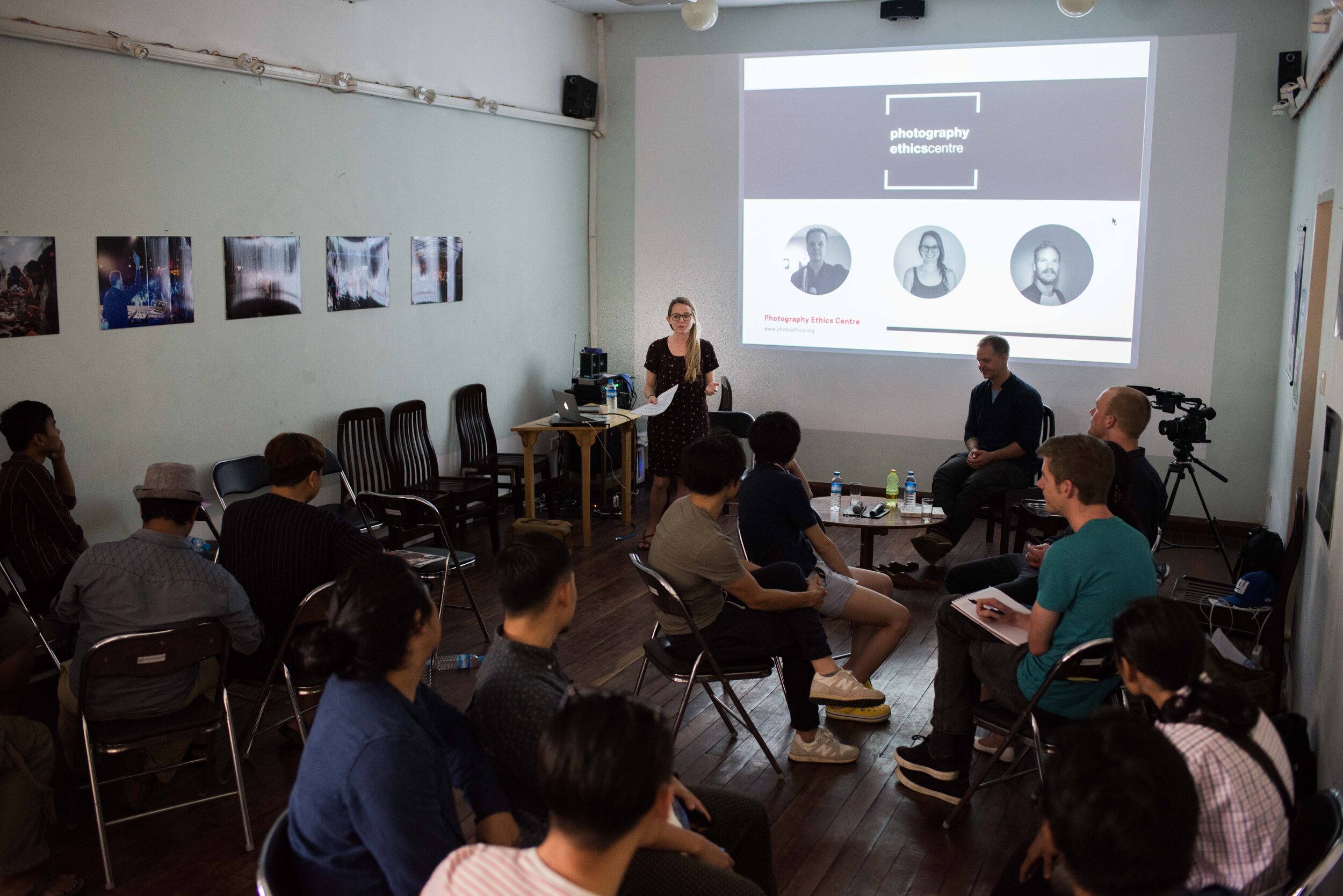 Workshop at Yangon Photo Festival, 2018