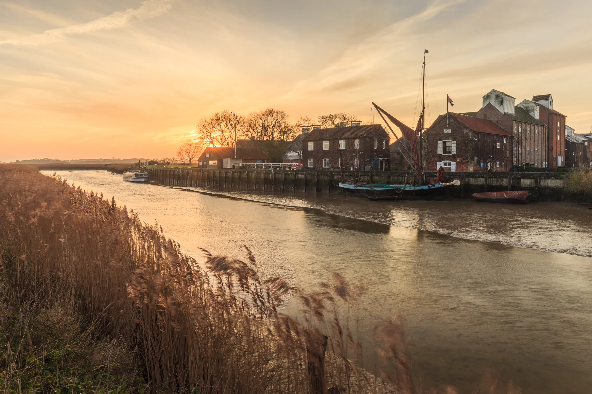Snape Maltings is a familiar site on the banks of the River Alde