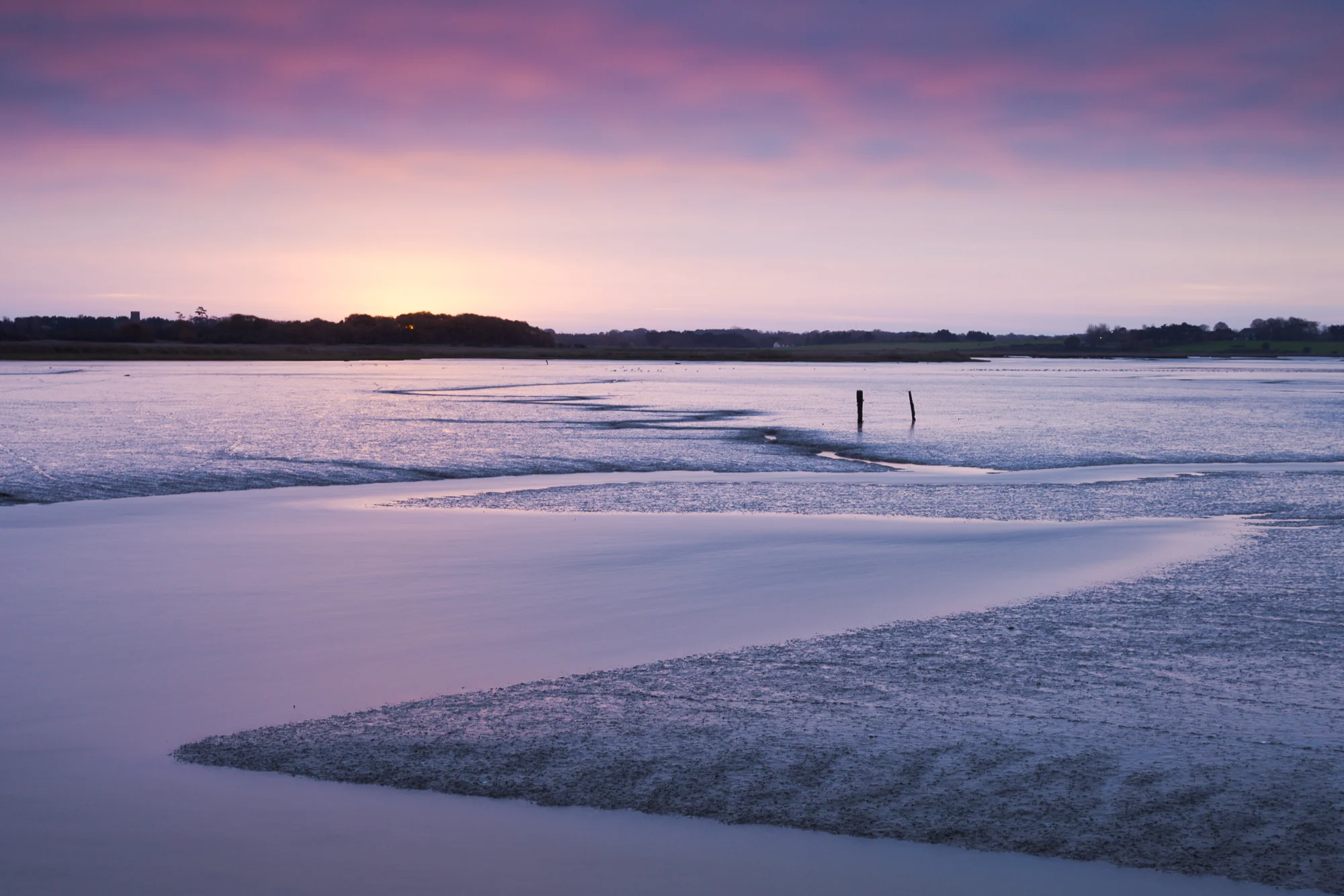 The Alde at low tide