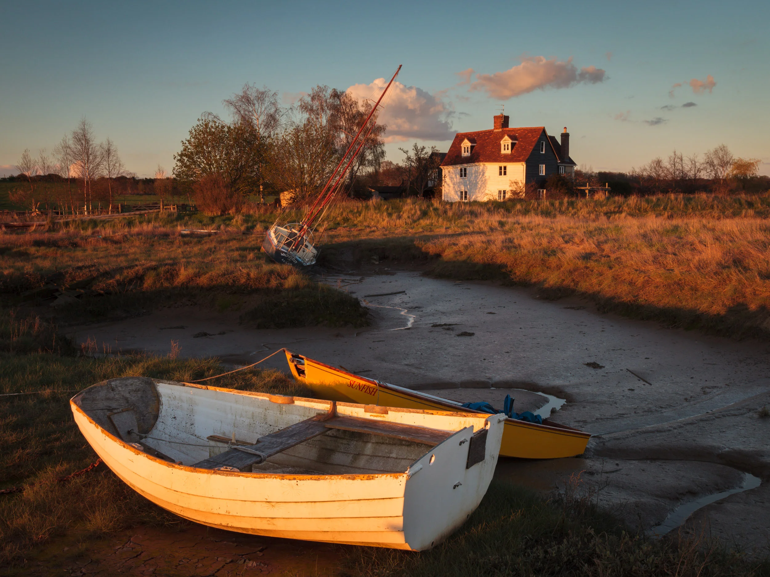 End of the day Arlesford Creek, Essex