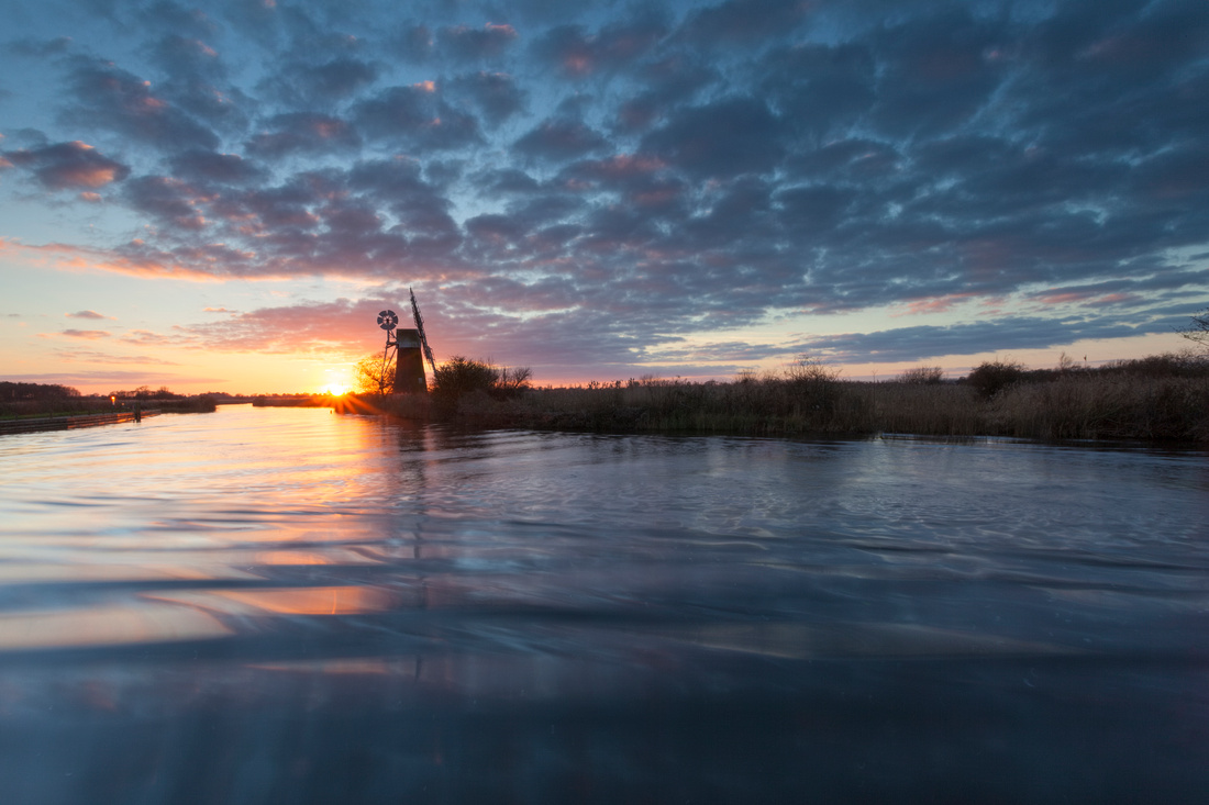 Sunset at Turf Fen, Norfolk