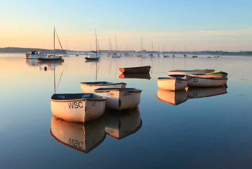 First light at Waldringfield, Suffolk
